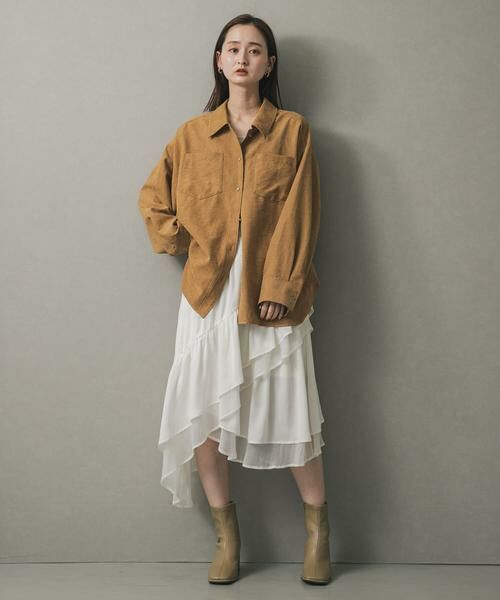 SENSE OF PLACE by URBAN RESEARCH / センスオブプレイス バイ アーバンリサーチ スカート | フレアティアードミディスカート | 詳細5