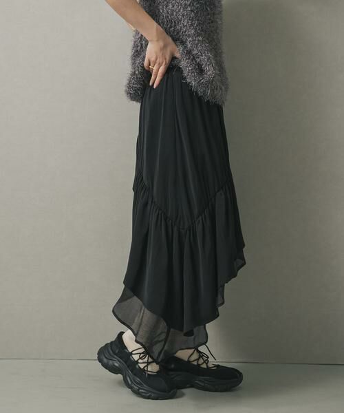 SENSE OF PLACE by URBAN RESEARCH / センスオブプレイス バイ アーバンリサーチ スカート | フレアティアードミディスカート | 詳細15