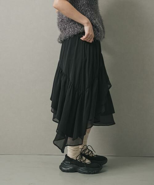 SENSE OF PLACE by URBAN RESEARCH / センスオブプレイス バイ アーバンリサーチ スカート | フレアティアードミディスカート | 詳細16