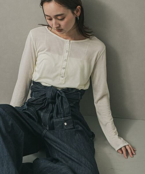 SENSE OF PLACE by URBAN RESEARCH / センスオブプレイス バイ アーバンリサーチ ワンピース | ノーカラーウエストタックジャンプスーツ | 詳細1