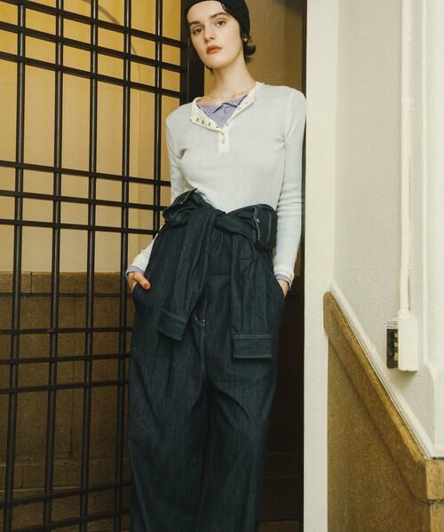 SENSE OF PLACE by URBAN RESEARCH / センスオブプレイス バイ アーバンリサーチ ワンピース | ノーカラーウエストタックジャンプスーツ | 詳細8