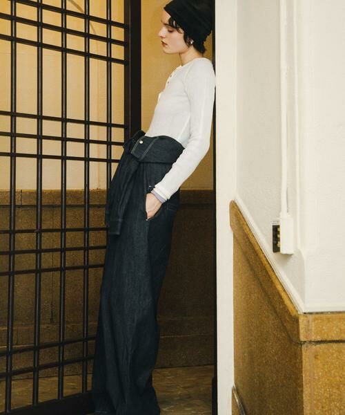 SENSE OF PLACE by URBAN RESEARCH / センスオブプレイス バイ アーバンリサーチ ワンピース | ノーカラーウエストタックジャンプスーツ | 詳細9