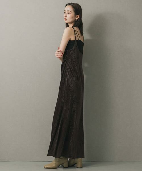 SENSE OF PLACE by URBAN RESEARCH / センスオブプレイス バイ アーバンリサーチ ワンピース | シアーベロアドレープキャミワンピ | 詳細7