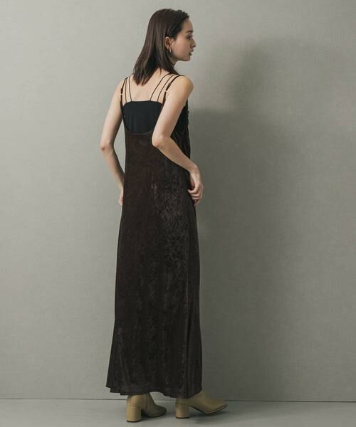 SENSE OF PLACE by URBAN RESEARCH / センスオブプレイス バイ アーバンリサーチ ワンピース | シアーベロアドレープキャミワンピ | 詳細8