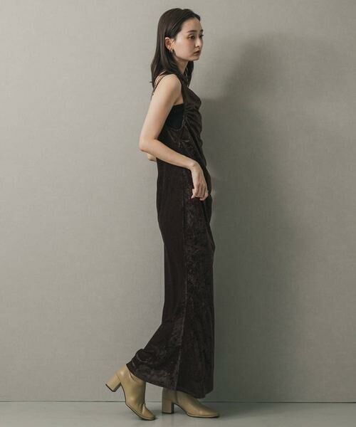 SENSE OF PLACE by URBAN RESEARCH / センスオブプレイス バイ アーバンリサーチ ワンピース | シアーベロアドレープキャミワンピ | 詳細9