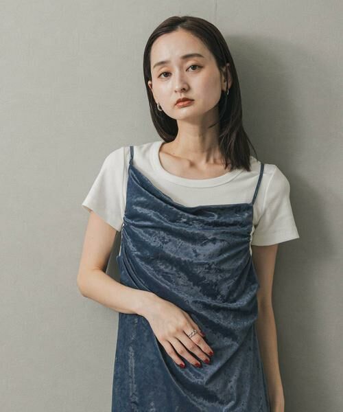 SENSE OF PLACE by URBAN RESEARCH / センスオブプレイス バイ アーバンリサーチ ワンピース | シアーベロアドレープキャミワンピ | 詳細13