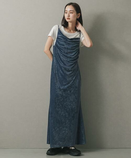 SENSE OF PLACE by URBAN RESEARCH / センスオブプレイス バイ アーバンリサーチ ワンピース | シアーベロアドレープキャミワンピ | 詳細15