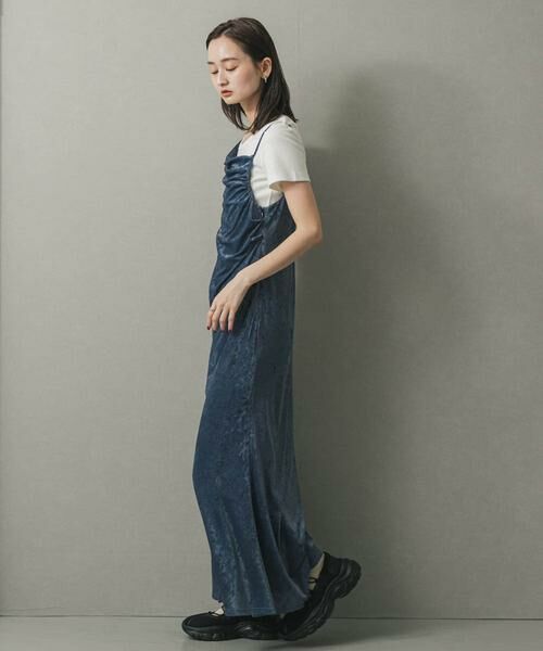 SENSE OF PLACE by URBAN RESEARCH / センスオブプレイス バイ アーバンリサーチ ワンピース | シアーベロアドレープキャミワンピ | 詳細18