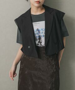 SENSE OF PLACE by URBAN RESEARCH / センスオブプレイス バイ アーバンリサーチ ベスト | テーラードクロップドジレ