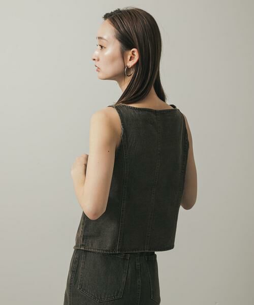 SENSE OF PLACE by URBAN RESEARCH / センスオブプレイス バイ アーバンリサーチ ベスト | デニムコンパクトジレ | 詳細4