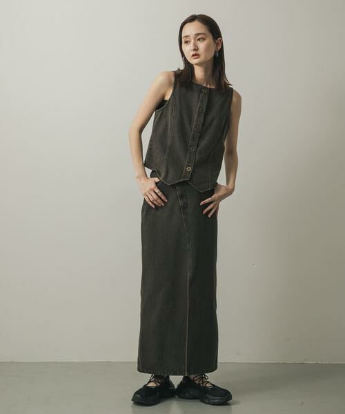 SENSE OF PLACE by URBAN RESEARCH / センスオブプレイス バイ アーバンリサーチ ベスト | デニムコンパクトジレ | 詳細5