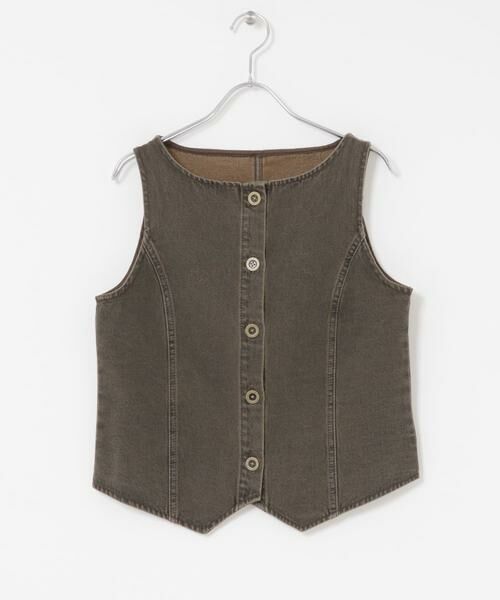 SENSE OF PLACE by URBAN RESEARCH / センスオブプレイス バイ アーバンリサーチ ベスト | デニムコンパクトジレ | 詳細7