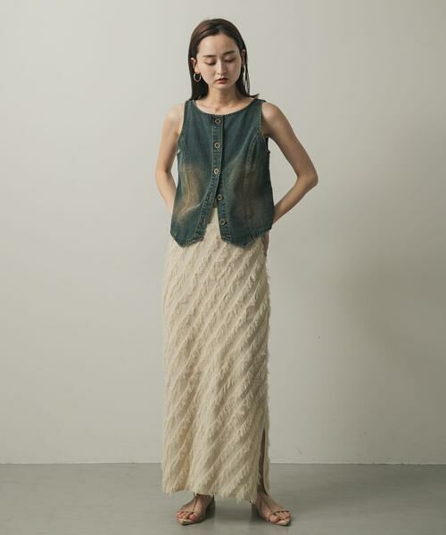 SENSE OF PLACE by URBAN RESEARCH / センスオブプレイス バイ アーバンリサーチ ベスト | デニムコンパクトジレ | 詳細11