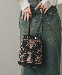 SENSE OF PLACE by URBAN RESEARCH / センスオブプレイス バイ アーバンリサーチ ハンドバッグ | コードシシュウベロアバッグ