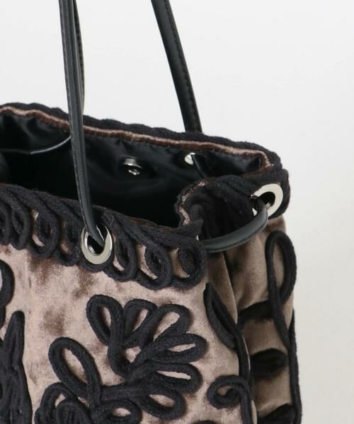 SENSE OF PLACE by URBAN RESEARCH / センスオブプレイス バイ アーバンリサーチ ハンドバッグ | コードシシュウベロアバッグ | 詳細8