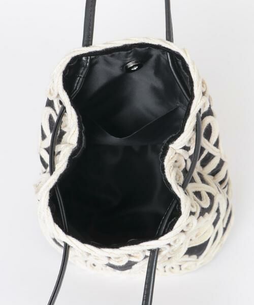 SENSE OF PLACE by URBAN RESEARCH / センスオブプレイス バイ アーバンリサーチ ハンドバッグ | コードシシュウベロアバッグ | 詳細18