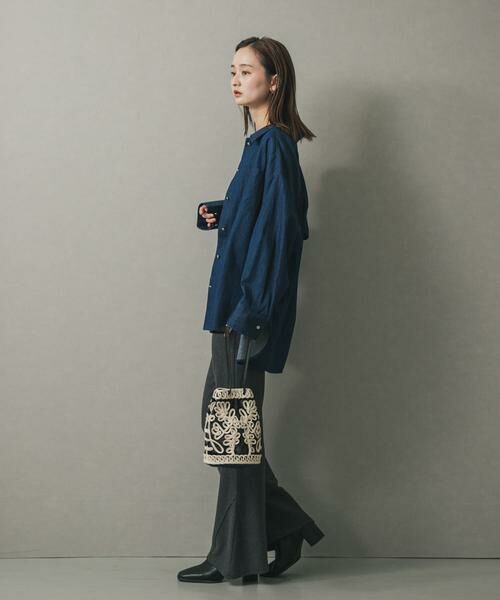 SENSE OF PLACE by URBAN RESEARCH / センスオブプレイス バイ アーバンリサーチ ハンドバッグ | コードシシュウベロアバッグ | 詳細13