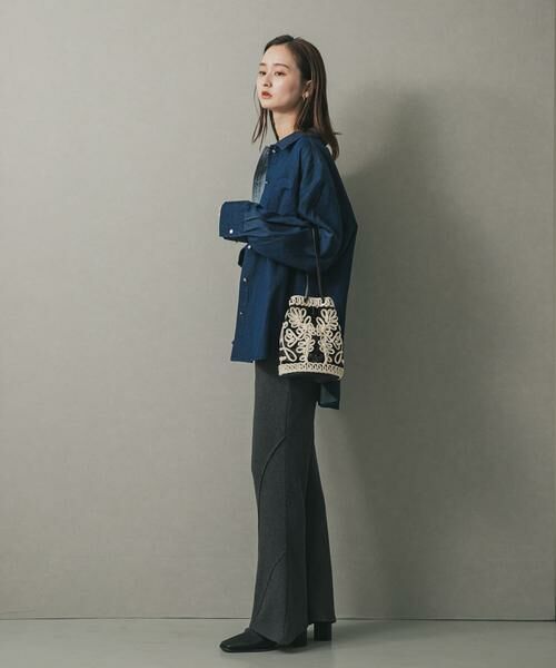 SENSE OF PLACE by URBAN RESEARCH / センスオブプレイス バイ アーバンリサーチ ハンドバッグ | コードシシュウベロアバッグ | 詳細14