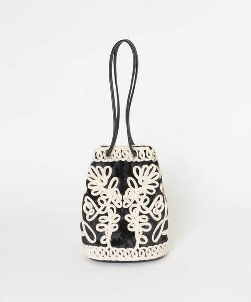 SENSE OF PLACE by URBAN RESEARCH / センスオブプレイス バイ アーバンリサーチ ハンドバッグ | コードシシュウベロアバッグ | 詳細15