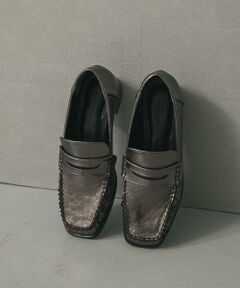 SENSE OF PLACE by URBAN RESEARCH / センスオブプレイス バイ アーバンリサーチ フラットシューズ | メタリックギャザーローファー