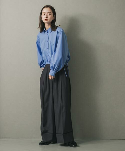 SENSE OF PLACE by URBAN RESEARCH / センスオブプレイス バイ アーバンリサーチ フラットシューズ | メタリックギャザーローファー | 詳細12