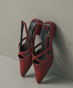 SENSE OF PLACE by URBAN RESEARCH / センスオブプレイス バイ アーバンリサーチ シューズ | ポインテッドクロスベルトミュール