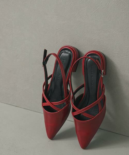 SENSE OF PLACE by URBAN RESEARCH / センスオブプレイス バイ アーバンリサーチ シューズ | ポインテッドクロスベルトミュール | 詳細1