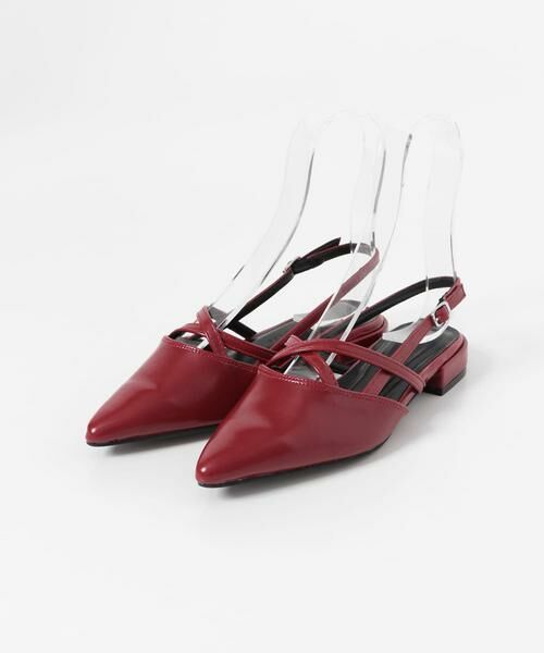 SENSE OF PLACE by URBAN RESEARCH / センスオブプレイス バイ アーバンリサーチ シューズ | ポインテッドクロスベルトミュール | 詳細4