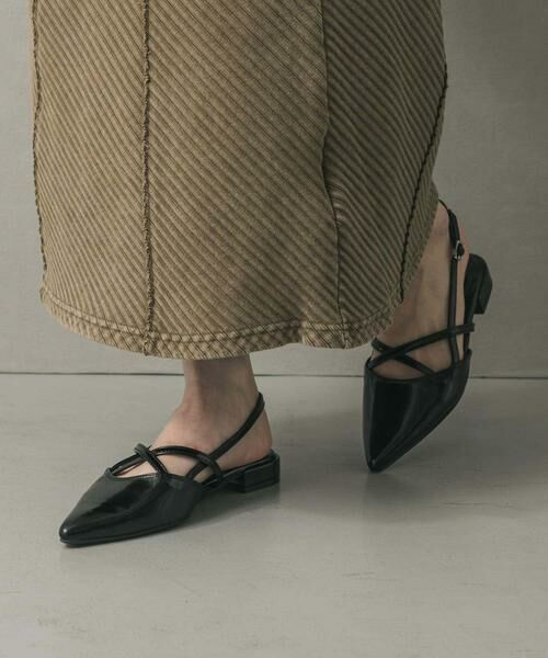 SENSE OF PLACE by URBAN RESEARCH / センスオブプレイス バイ アーバンリサーチ シューズ | ポインテッドクロスベルトミュール | 詳細13