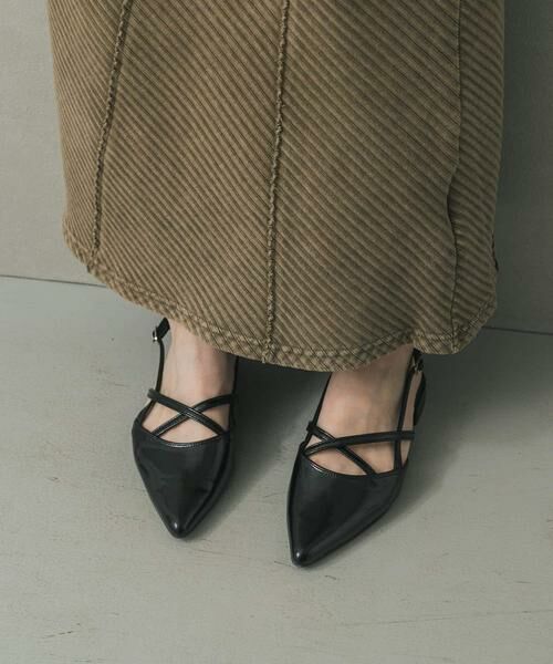 SENSE OF PLACE by URBAN RESEARCH / センスオブプレイス バイ アーバンリサーチ シューズ | ポインテッドクロスベルトミュール | 詳細14