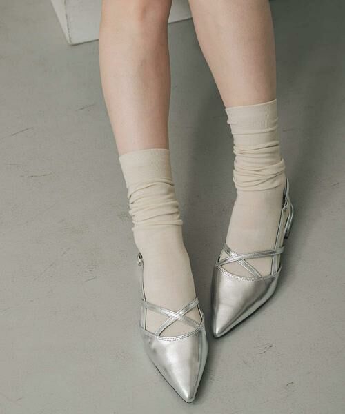 SENSE OF PLACE by URBAN RESEARCH / センスオブプレイス バイ アーバンリサーチ シューズ | ポインテッドクロスベルトミュール | 詳細22