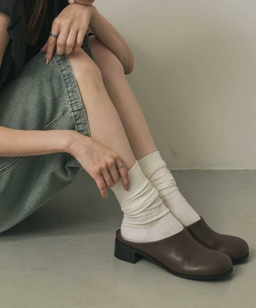 SENSE OF PLACE by URBAN RESEARCH / センスオブプレイス バイ アーバンリサーチ シューズ | ワイドトゥヒールスリッポン | 詳細1