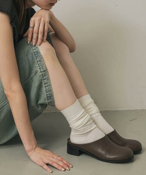 SENSE OF PLACE by URBAN RESEARCH / センスオブプレイス バイ アーバンリサーチ シューズ | ワイドトゥヒールスリッポン | 詳細2