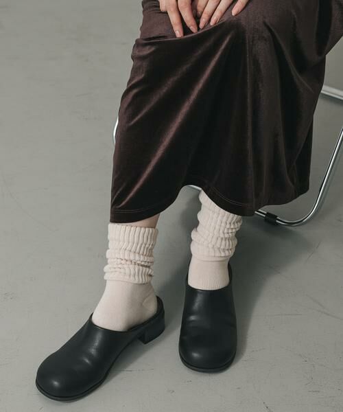 SENSE OF PLACE by URBAN RESEARCH / センスオブプレイス バイ アーバンリサーチ シューズ | ワイドトゥヒールスリッポン | 詳細13