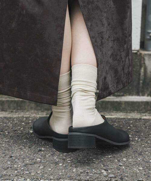 SENSE OF PLACE by URBAN RESEARCH / センスオブプレイス バイ アーバンリサーチ シューズ | ワイドトゥヒールスリッポン | 詳細22