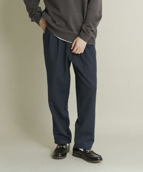 SENSE OF PLACE by URBAN RESEARCH / センスオブプレイス バイ アーバンリサーチ その他パンツ | ウールライクダブルタックテーパードパンツ | 詳細1