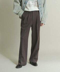 SENSE OF PLACE by URBAN RESEARCH / センスオブプレイス バイ アーバンリサーチ その他パンツ | ウールライクダブルタックワイドパンツ