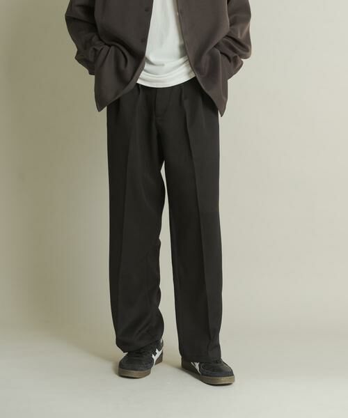 SENSE OF PLACE by URBAN RESEARCH / センスオブプレイス バイ アーバンリサーチ その他パンツ | ウールライクダブルタックワイドパンツ | 詳細15