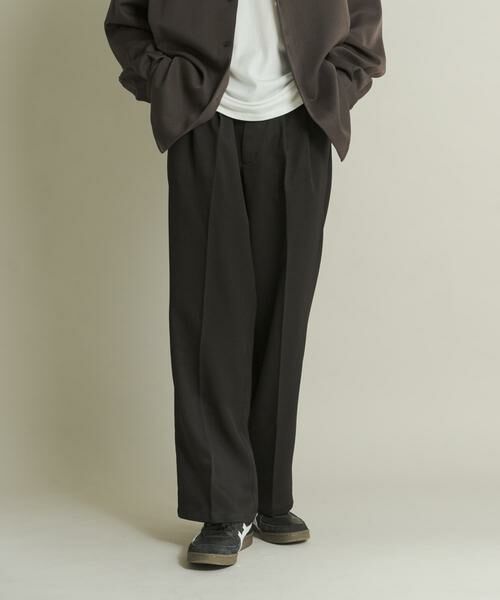 SENSE OF PLACE by URBAN RESEARCH / センスオブプレイス バイ アーバンリサーチ その他パンツ | ウールライクダブルタックワイドパンツ | 詳細17