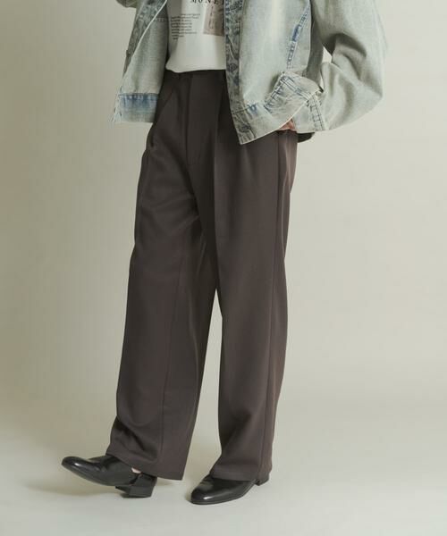 SENSE OF PLACE by URBAN RESEARCH / センスオブプレイス バイ アーバンリサーチ その他パンツ | ウールライクダブルタックワイドパンツ | 詳細27