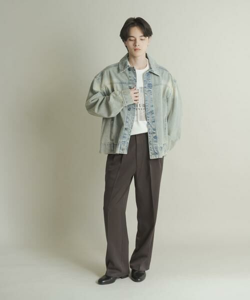 SENSE OF PLACE by URBAN RESEARCH / センスオブプレイス バイ アーバンリサーチ その他パンツ | ウールライクダブルタックワイドパンツ | 詳細30