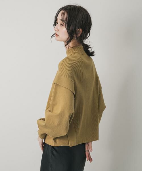 SENSE OF PLACE by URBAN RESEARCH / センスオブプレイス バイ アーバンリサーチ ニット・セーター | 『一部WEB限定カラー』ストレッチショルダータックセーター | 詳細7