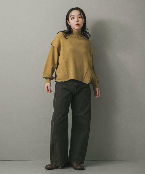SENSE OF PLACE by URBAN RESEARCH / センスオブプレイス バイ アーバンリサーチ ニット・セーター | 『一部WEB限定カラー』ストレッチショルダータックセーター | 詳細9