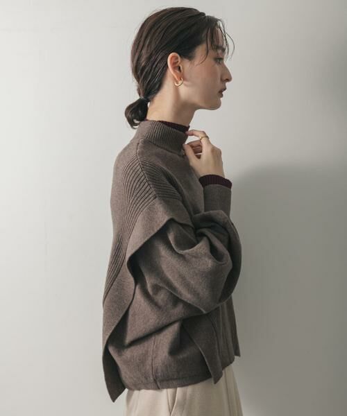 SENSE OF PLACE by URBAN RESEARCH / センスオブプレイス バイ アーバンリサーチ ニット・セーター | 『一部WEB限定カラー』ストレッチショルダータックセーター | 詳細13