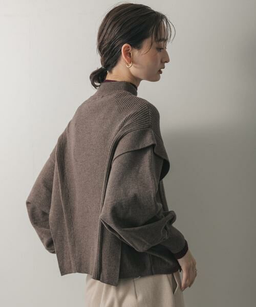 SENSE OF PLACE by URBAN RESEARCH / センスオブプレイス バイ アーバンリサーチ ニット・セーター | 『一部WEB限定カラー』ストレッチショルダータックセーター | 詳細14