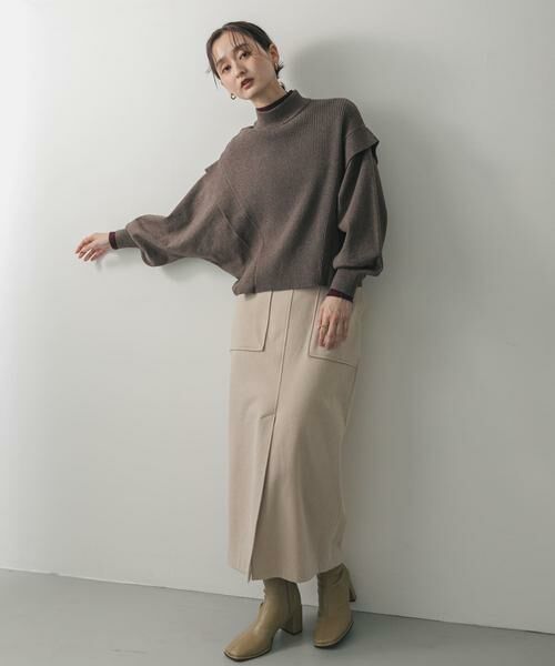 SENSE OF PLACE by URBAN RESEARCH / センスオブプレイス バイ アーバンリサーチ ニット・セーター | 『一部WEB限定カラー』ストレッチショルダータックセーター | 詳細15