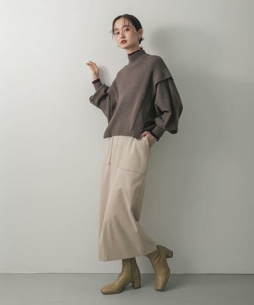 SENSE OF PLACE by URBAN RESEARCH / センスオブプレイス バイ アーバンリサーチ ニット・セーター | 『一部WEB限定カラー』ストレッチショルダータックセーター | 詳細16