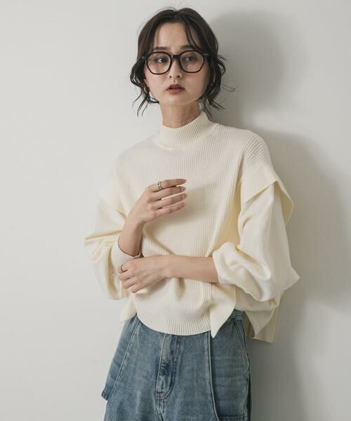 SENSE OF PLACE by URBAN RESEARCH / センスオブプレイス バイ アーバンリサーチ ニット・セーター | 『一部WEB限定カラー』ストレッチショルダータックセーター | 詳細29