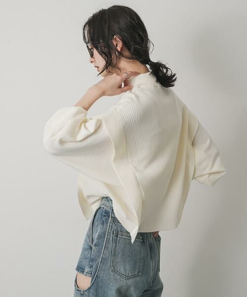 SENSE OF PLACE by URBAN RESEARCH / センスオブプレイス バイ アーバンリサーチ ニット・セーター | 『一部WEB限定カラー』ストレッチショルダータックセーター | 詳細30