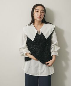 SENSE OF PLACE by URBAN RESEARCH / センスオブプレイス バイ アーバンリサーチ ベスト | モールフェザーニットベスト